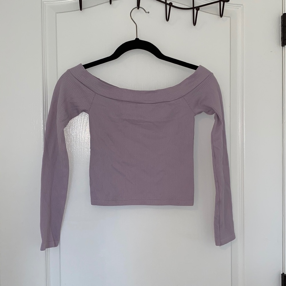 off shoulder shirt
